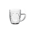 Hot Sale 280ml Clear Cheap Transparent Glass Mug Beer Glass Cup Glasses with Handle